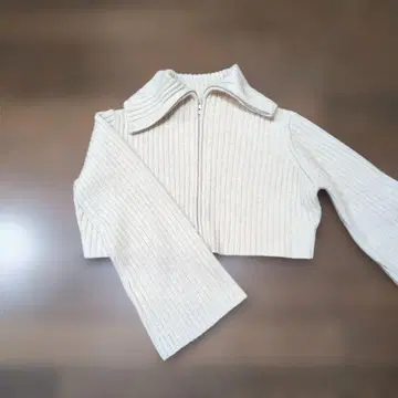 스타일 믹서기 카라 부착 W 지퍼 가디건