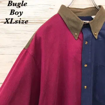 [ 레어 ] 디자인 셔츠 반팔 셔츠 XL 자수 로고 HS420