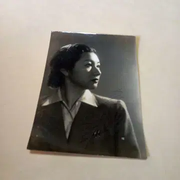 배송비 포함 다카미네 히데코 오래된 사진 친필 사인 포함