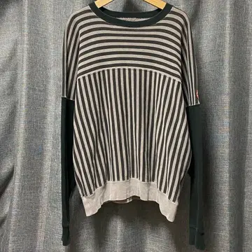 C.E CAVEMPT C.E STRIPE CREW NECK M