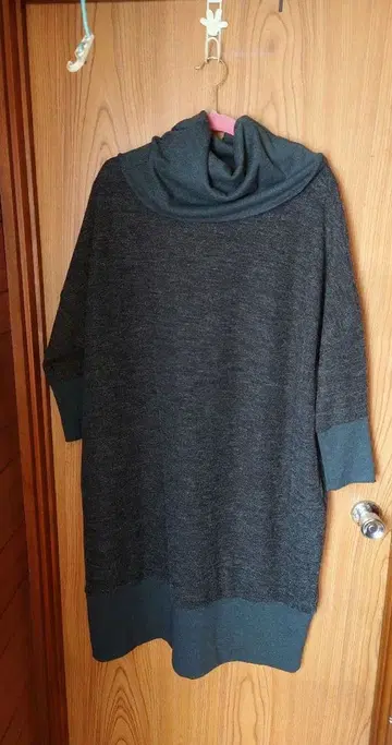 antiqua 터틀넥 니트 원피스