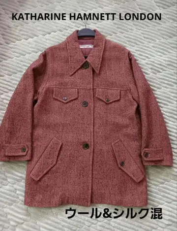 KATHARINE HAMNETT 캐서린 햄넷 자켓 실크 울