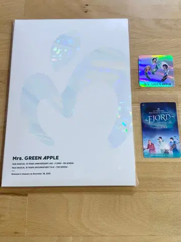 Mrs. GREEN APPLE 영화 팜플렛 스티커 미사용 무비치케