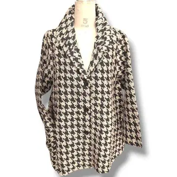 울 자켓 코트 하운드투스 숄카라 블랙 베이지