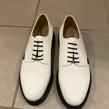 파라부트 아를 화이트 드레스 슈즈 레이스업