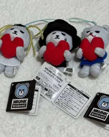 KRUNK BIGBANG 마스코트 3체 세트