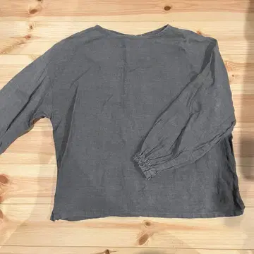 hitoharimama 그레이 긴팔 셔츠