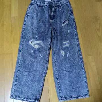 데미지 데님 팬츠