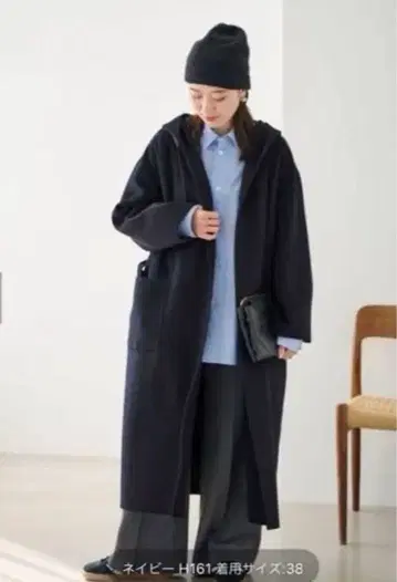 새상품급 택 포함 즉시 완판 아이템! SUPER160s 후디 코트