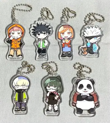 주술회전 Loppi 한정판 테라다 테라 아크릴 키링 전종 세트