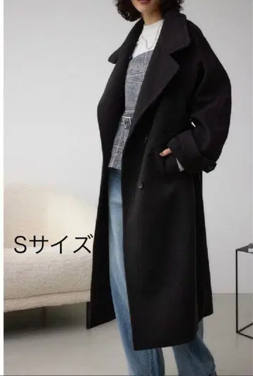 AZUL BY MOUSSY 롱 코트 블랙 S 사이즈