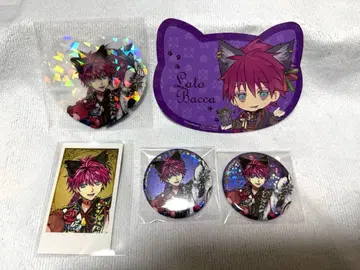 악마고양이 난자타운 캔뱃지 사진풍 카드 반짝반짝 클리어 카드 라토