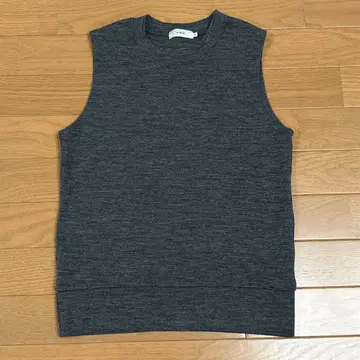 [ RINEN ] 베스트 짙은 차콜 혼방 심플 내추럴