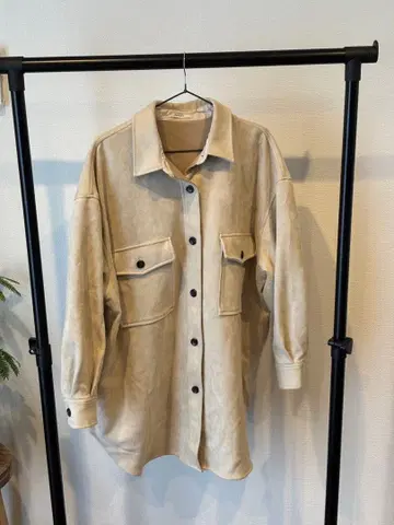 JEANASIS 베이지 셔츠 자켓