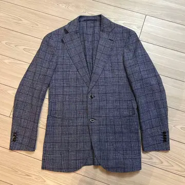 La Clie 체크 무늬 테일러드 자켓