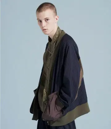 [ 새상품급 ] elephant TRIBAL fabrics 블루종