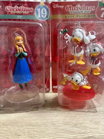 디즈니 크리스마스 오너먼트 2개