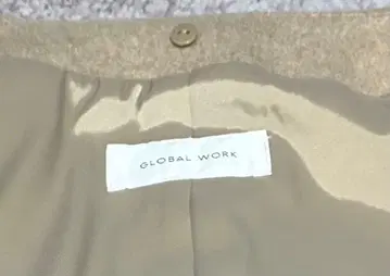 글로벌 워크 GLOBAL WORK 노카라 코트 아우터