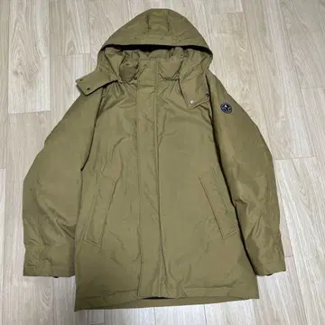 THE SMOCK SHOP 카키 다운 자켓 L 사이즈