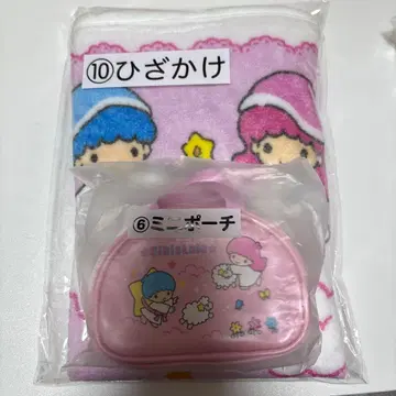 키키라라 뽑기 무릎 담요 미니 파우치