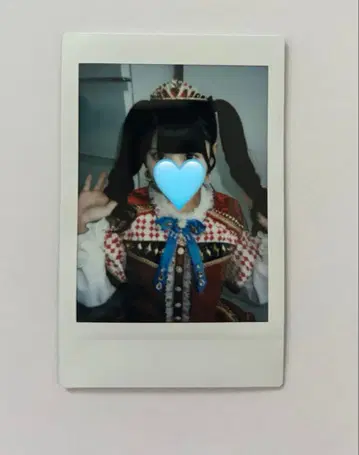 무지개 깃털 미니 폴라로이드 카드놀이 의상 할로윈