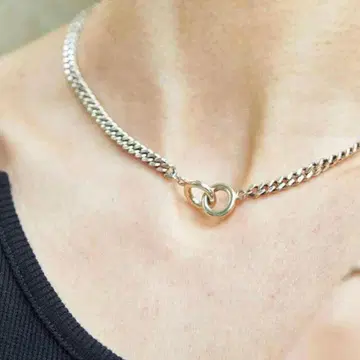 Aletta 더블 링 체인 목걸이