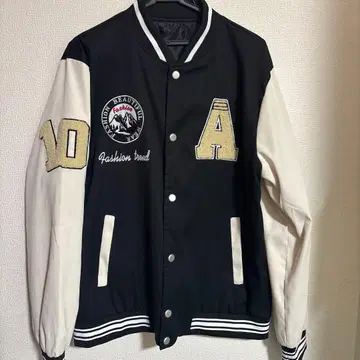 JS FUTEBAL 바시티 자켓 블랙/크림