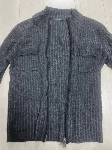 풀 집업 니트 남성용 캘빈클라인 진