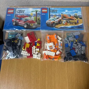 [정품] LEGO 레고 시티 60001 및 60012 세트