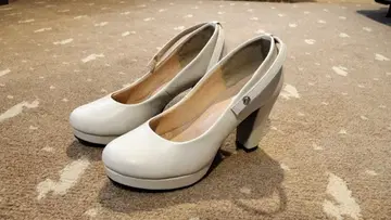 브라이덜 신발 펌프스 화이트