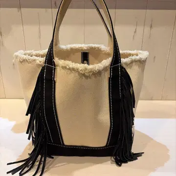 ayako 백 프린지 토트백 S 사이즈