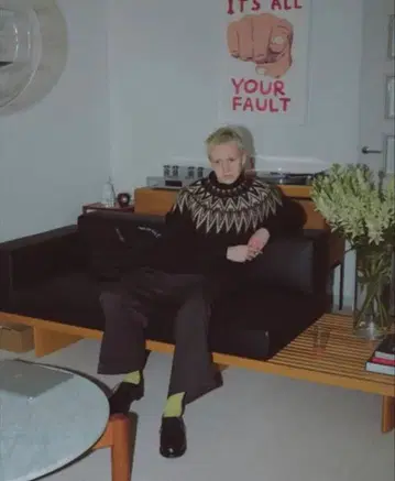 MARKAWARE 스웨터 알파카 노르딕 니트