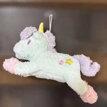 유니콘 봉제 인형 스카이블루