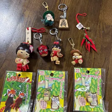 키링 스트랩 10개