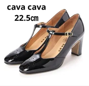 [ 미사용 새상품 ] 사바사바 T 스트랩 펌프스 에나멜 키다리 아저씨