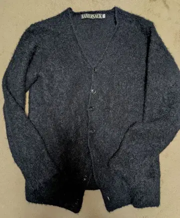 하버색 모헤어 가디건