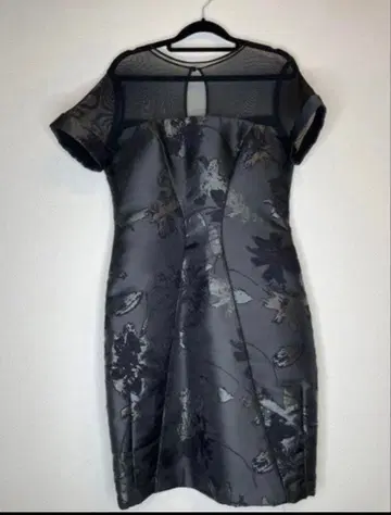 Anne Fontaine 앙 퐁텐의 블랙 그레이 드레스