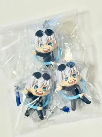 주술회전 콘니치와 링 피규어 마스코트 고죠 사토루