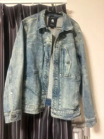 지스타 로우 데님 자켓 L 라이트 블루