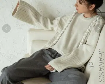 [ 미사용 새상품 ] JEANASIS eL 3G Tape Mix 니트