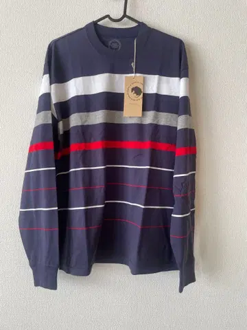 RATS 랏츠 네이비 보더 롱티 L