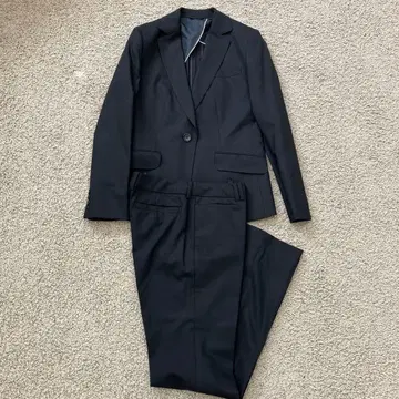 [아오야마] 스트라이프 블랙 수트 셋업 11호