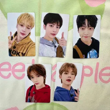 TXT HAPPY TOGETHER QUIZ MOA 트레이딩 카드 5장