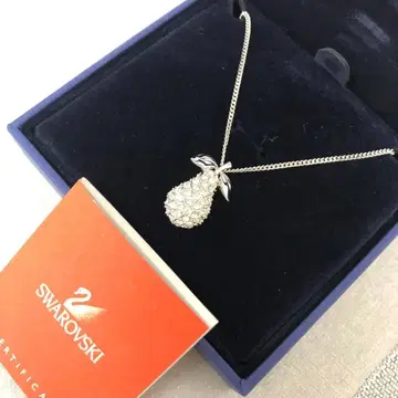 [ 미사용 보관품 ] Swarovski 스와로스키 양배 모양 목걸이