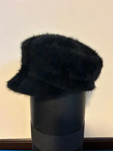 미사용 새상품 캡틴 햇 헌팅 이탈리아제 블랙