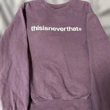 thisisneverthat 네버댓 맨투맨 트레이닝복 보라색