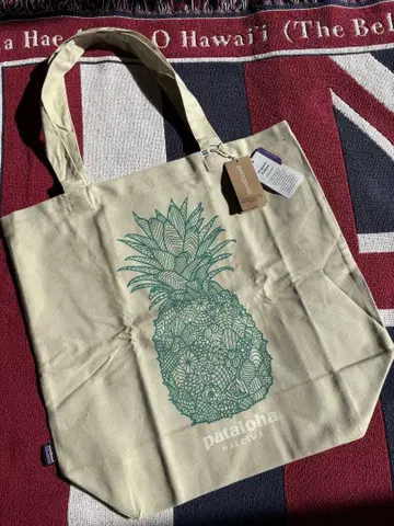 [ 새상품 ] 파타고니아 pataloha 토트백 파인애플 하와이 한정판