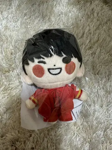 마스코트 봉제 인형 빨간색