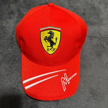 PUMA 페라리 로고 캡 레드