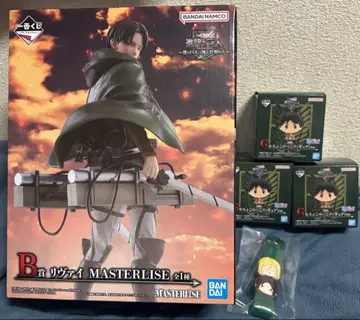 진격의 거인 제일복권 B상 리바이 G상 쵸코놋코 피규어 등 5점 세트